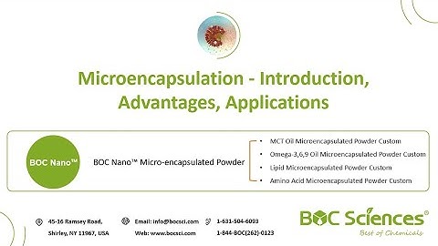 Microencapsulation - Microencapsulation Technology - What is microencapsulation for? - BOC Sciences