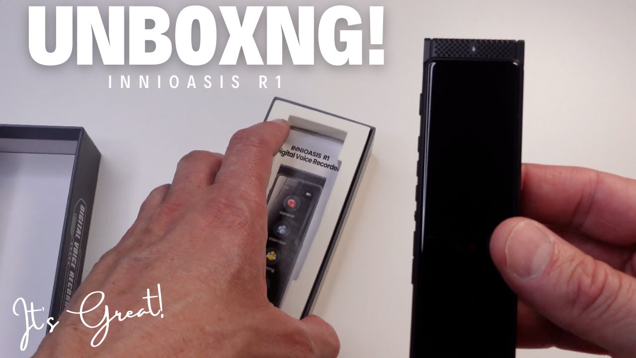 Innioasis R1 Voice Recorder Unboxing | Best Transcription Device for ...