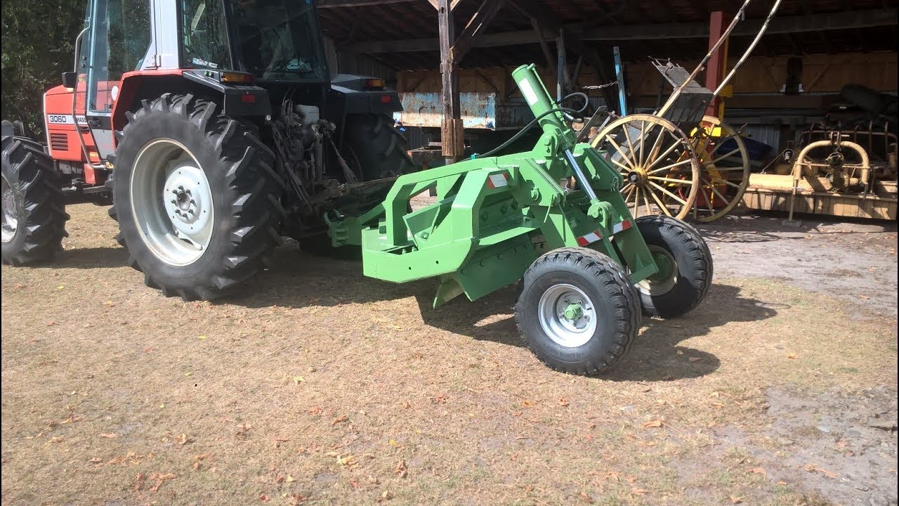 Entretien d'une parcelle de pins avec un rouleau Landais MénardDarriet