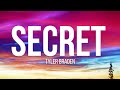 Tyler Braden - Secret (Lyrics)