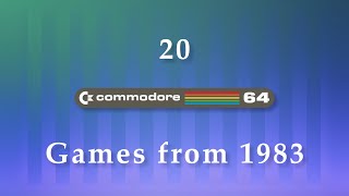 20 Commodore 64 Games from 1983