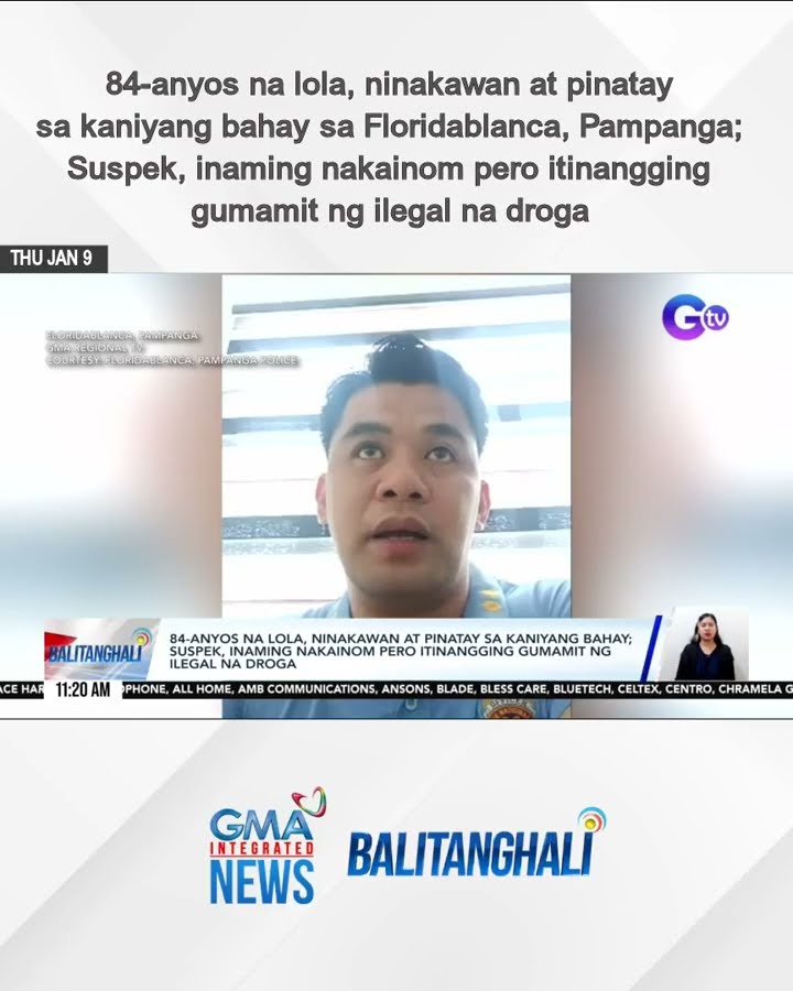 84-anyos na lola, ninakawan at pinatay sa kaniyang bahay; Suspek, inaming... | Balitanghali