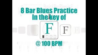 Key Of F Major 100bpm Eight Bar Basic Blues Metronome Progressions Training