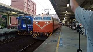 4191次蟑螂交會516次(E212愛車)莒光號樹林站雙向出站