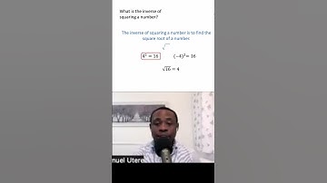 Squaring a Number: Finding the Inverse #shorts