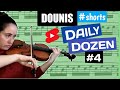 Practice🎻 | Dounis Daily Dozen: Fourth Exercise | #shorts