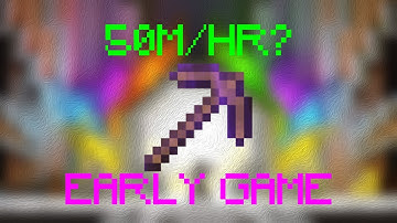 Best Early game money making method | Crystal Hollows Sludge Mining