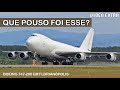 Que pouso foi esse do Boeing 747-200 em Florianópolis?