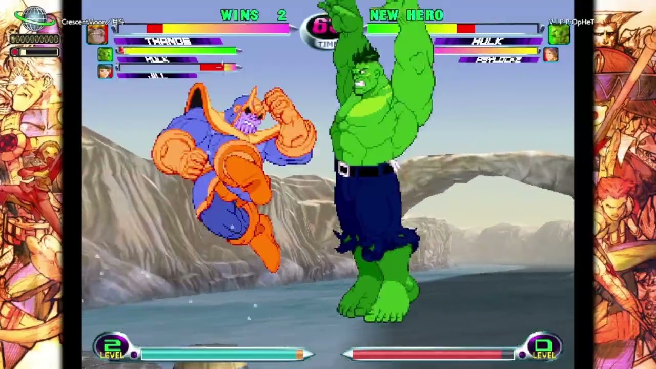 [Marvel vs Capcom 2]マブカプ２Steam対戦78[mvc2]