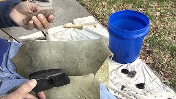 knapping an agate basin 3rd of 4 videos