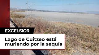 El Lago de Cuitzeo se queda sin agua