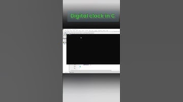 Digital clock in C | digital clock project in C #programming #code #trending #shorts #2023