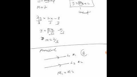 Gradient of parallel and perpendicular lines | easy and simple