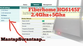 Cara Ganti paswword Fiberhome HG6145F 5G°hzMelalui HP #fiberhome