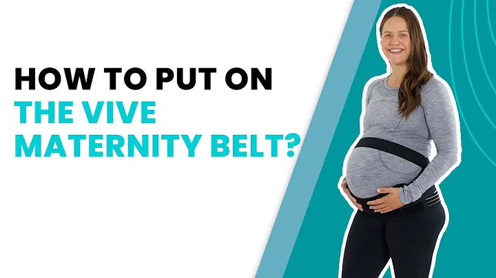 How to Put On a Maternity Belt | Pregnancy Back & Belly Support Made Easy by Vive Health