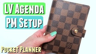 2021 Louis Vuitton PM Agenda Set Up, Pocket Planner