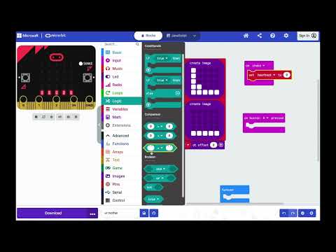 Heart Rate Monitor Microbit Code.