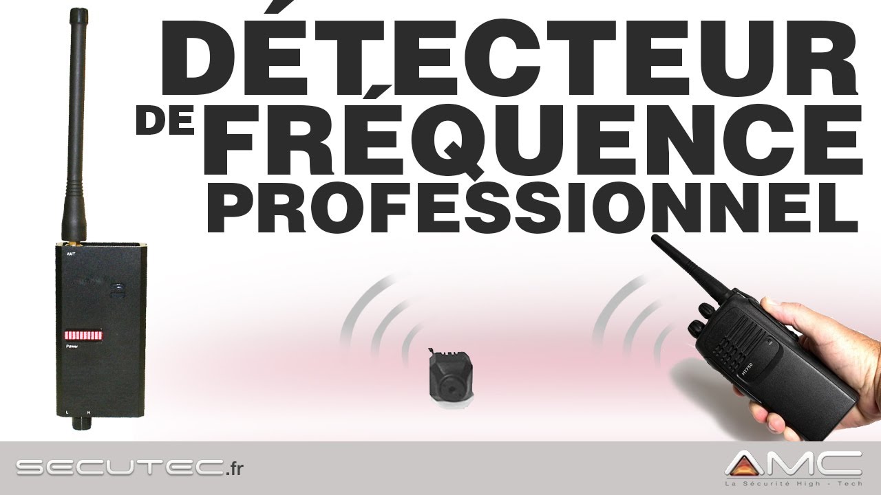 Détecteur de fréquences radio de 50MHz à 12GHz : GSM 2G 3G 4G LTE, WiFi,  Bluetooth, Wi-Max, DECT