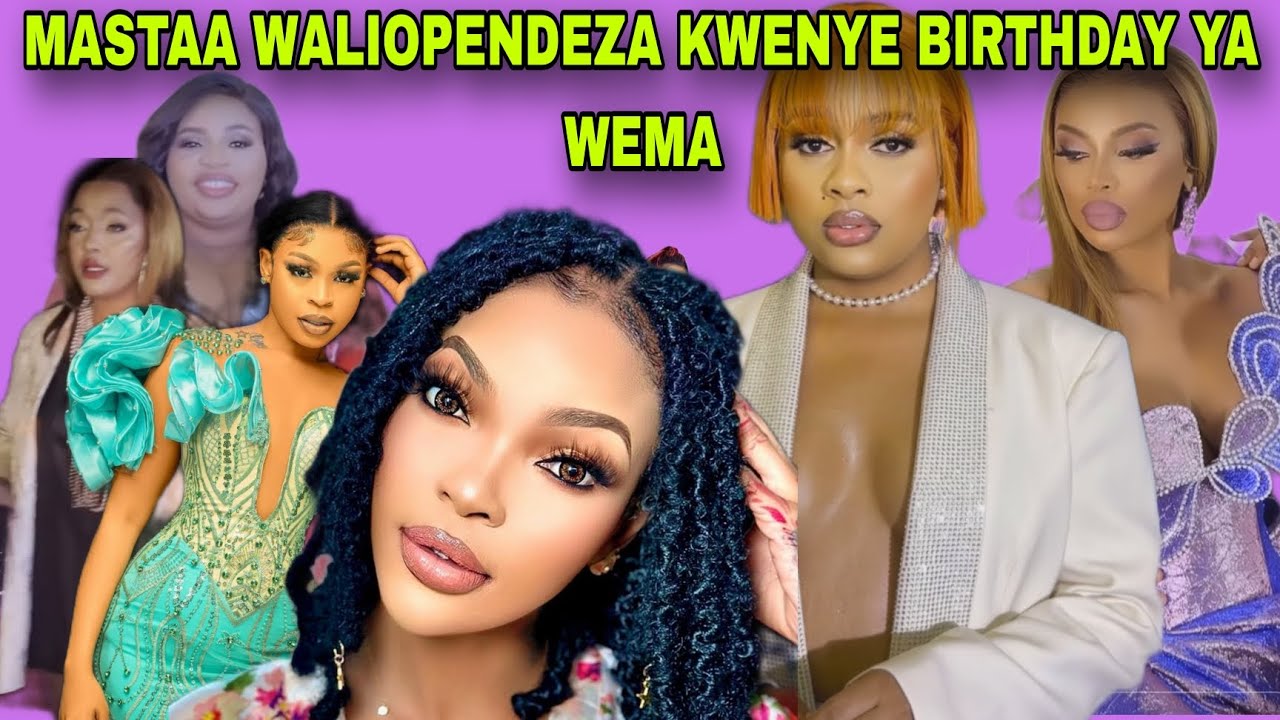 HAWA NDIO MASTAA PEKEE WALIOPENDEZA KWENYE BIRTHDAY YA WEMA SEPETU..WENGINE  JE ??