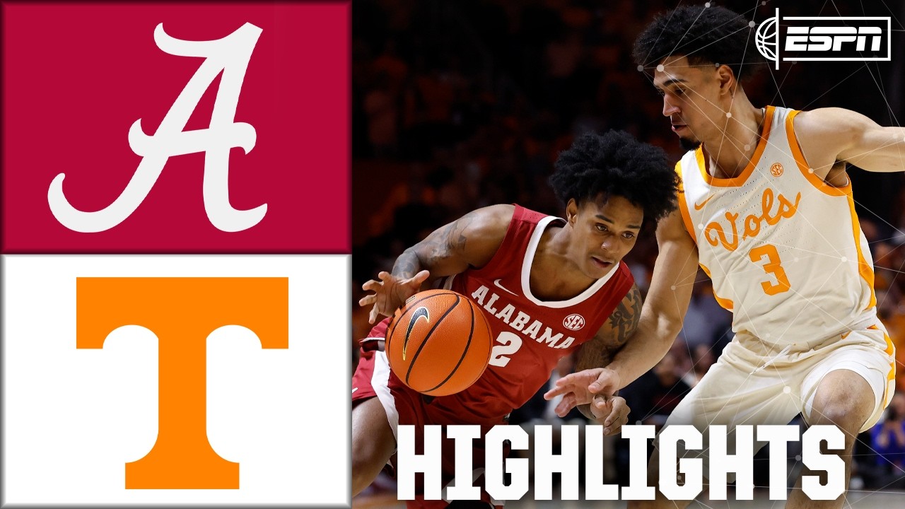 Alabama Crimson Tide vs. Tennessee Volunteers | Full Game Highlights | ESPN College Basketball