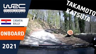 Onboard Takamoto Katsuta / Dan Barritt - WRC Croatia Rally 2021