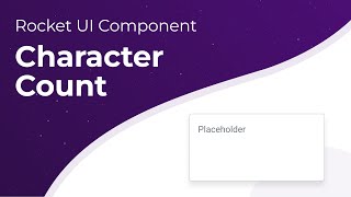 RocketUI | Character Count