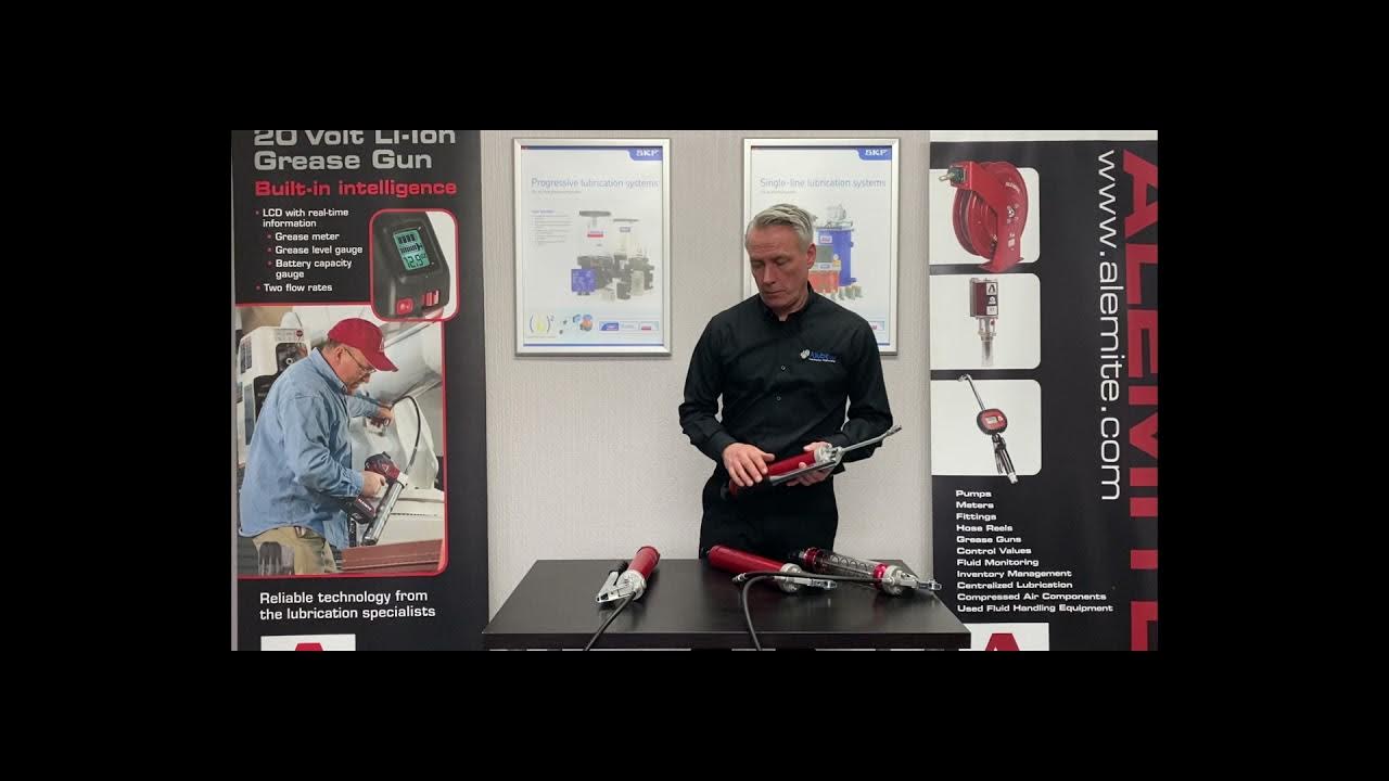 Alemite Manual Grease Guns YouTube