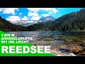 Einer der schönsten Gebirgsseen der Alpen: Reedsee