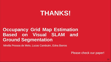 Presentation: Occupancy Grid Map Estimation Based on Visual SLAM and Image Segmentation