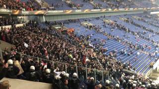 Ajax Amsterdam Fans singing Bob Marley's "Three Little Birds" after game against Schalke 04 screenshot 5