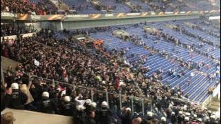 Ajax Amsterdam Fans singing Bob Marley's 'Three Little Birds' after game against Schalke 04