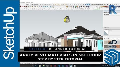 How to Apply Revit Materials in SketchUp | Easy Texture Tutorial for Architects