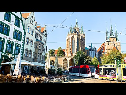 Erfurt Stadt (Thüringen) - Sehenswürdigkeiten, Straßenszenen, Impressionen