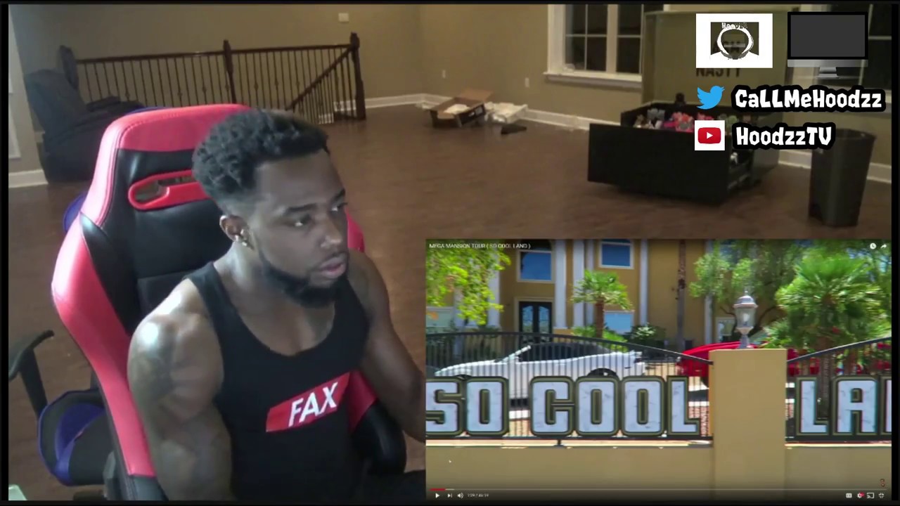 IF THIS NOT FLEXING - Cashnasty reacts to CJ So Cool Mega Mansion Tour ...