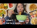 what I eat in a week (college student at home) | korean, realistic, healthy-ish 🌿