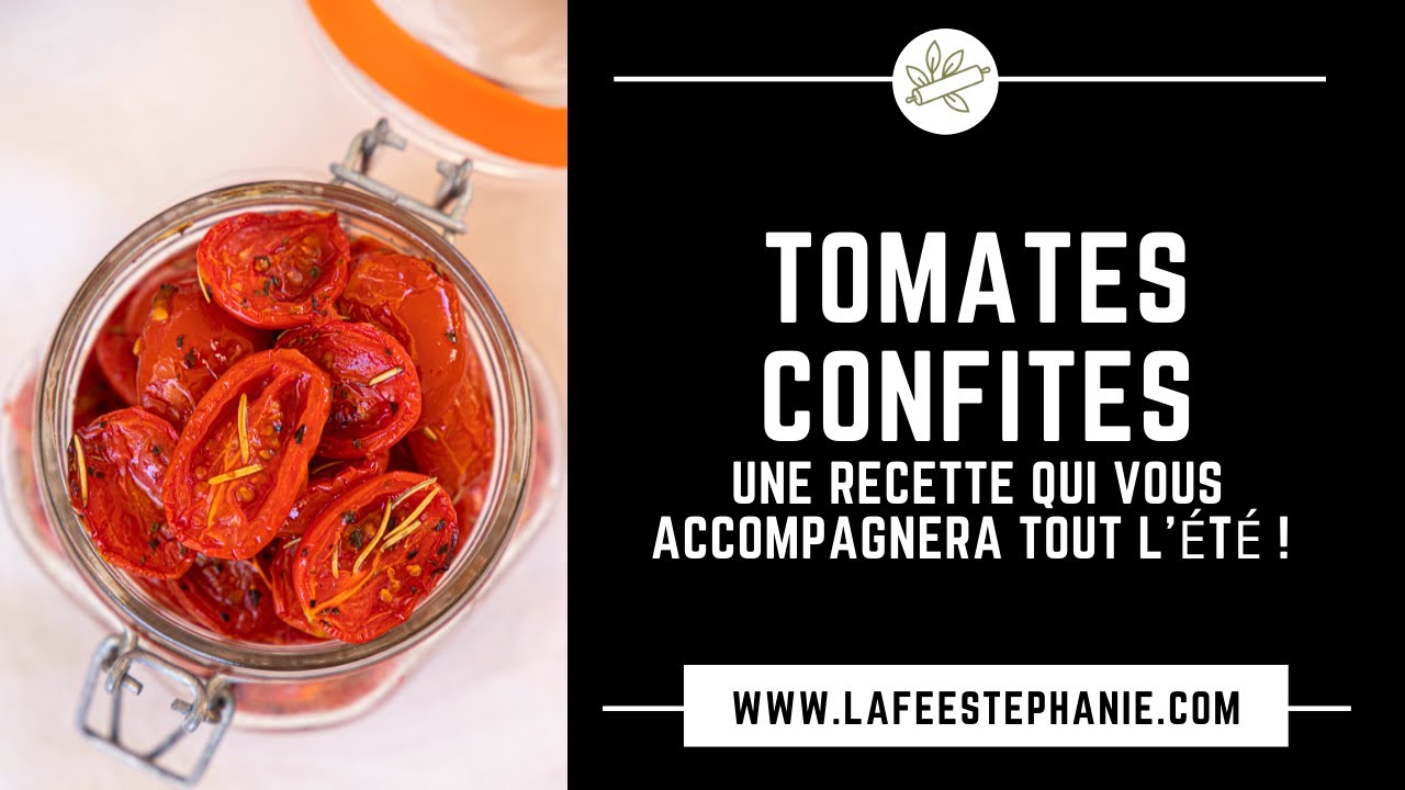 Tomates confites au four , un délice !