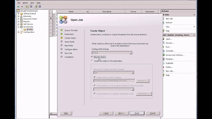 Synchronizing Active Directory user attributes with an HR database.