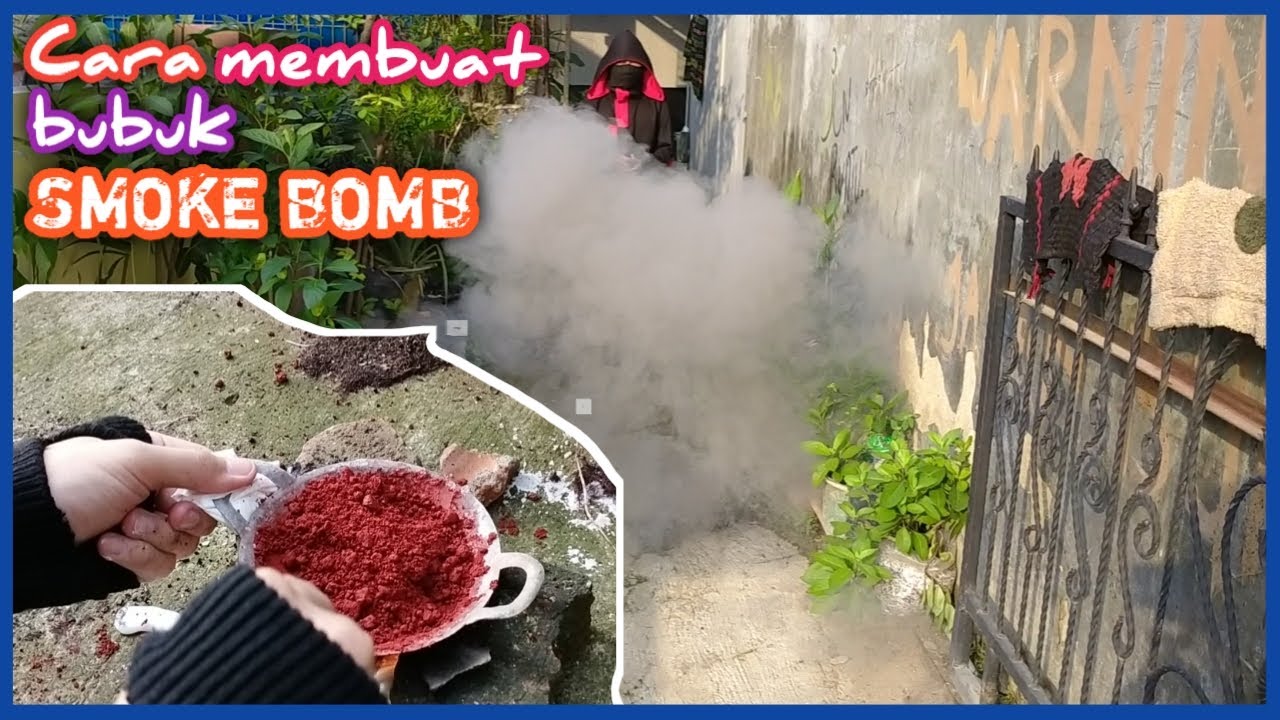 CARA MEMBUAT BUBUK SMOKE BOMB Versi SURYA RAMADHAN 