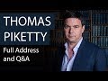 Prof Thomas Piketty | Full Address and Q&A | Oxford Union