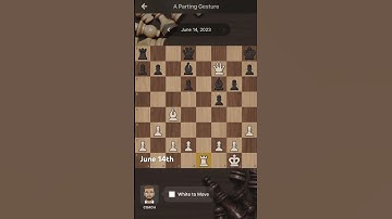 June 14th daily puzzle #chess #chessstrategy