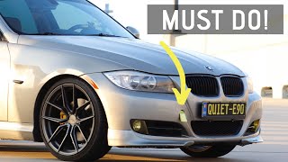 Installing A Tow Strap (DIY BMW E9X) Bmw Custom Tow Strap Mod E90 E91 E92 E93