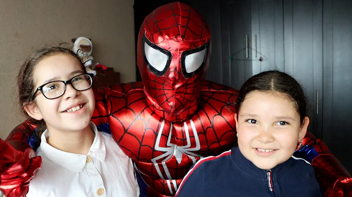 SURPRISING MY LITTLE SISTERS WITH SPIDER-MAN!!