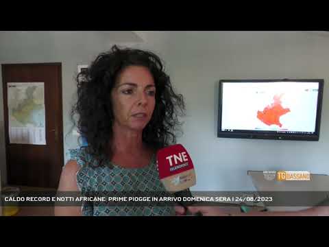 CALDO RECORD E NOTTI AFRICANE: PRIME PIOGGE IN ARRIVO DOMENICA SERA | 24/08/2023