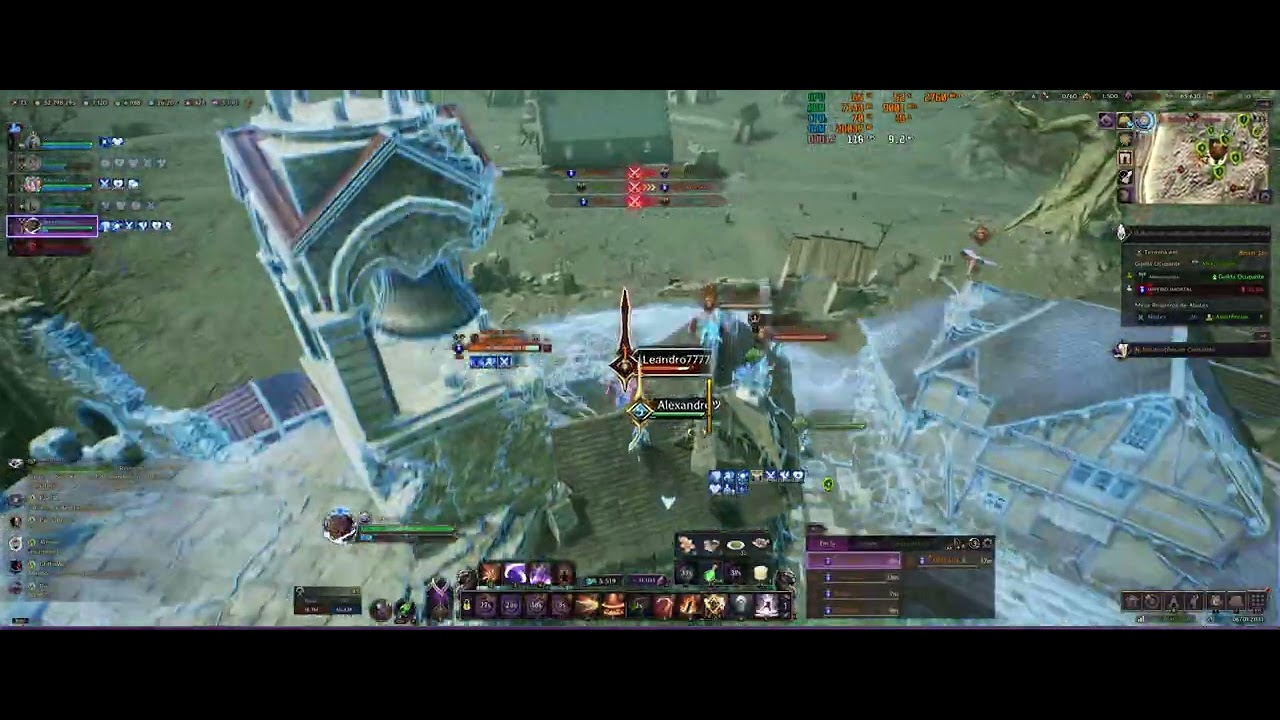 THRONE AND LIBERTY  Mercenarios VS Imperio Imortal Adentus