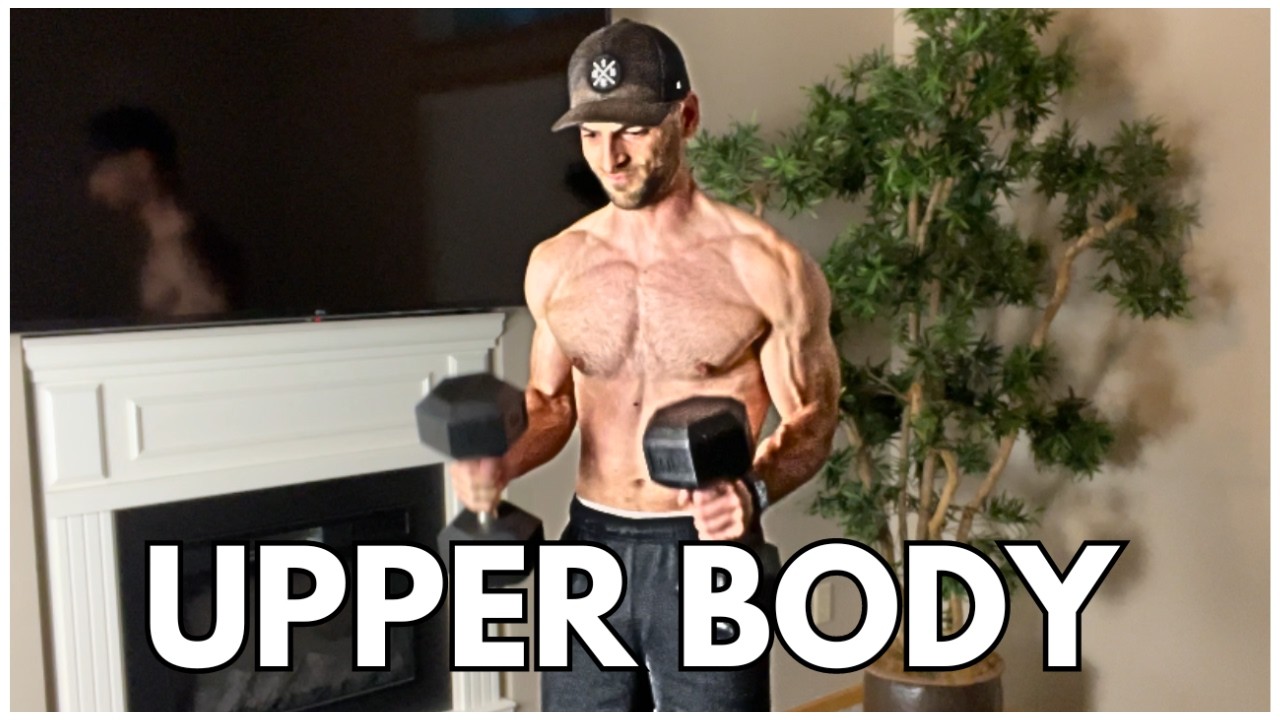 30 Minute Upper Body Workout with Dumbbells | Build Muscle at Home ...