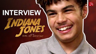 Ethann Isidore INDIANA JONES AND THE DIAL OF DESTINY Interview (2023) // Disney, Lucasfilm