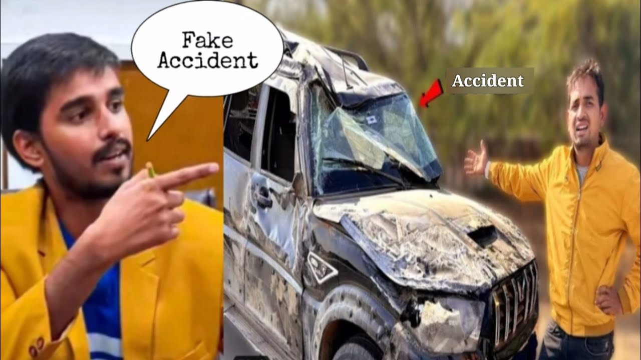 Mr Indian Hacker - Fake Accident 😡|