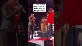 Stonebwoy And Angelique Kidjo Rehearsing for tonight s show