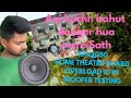 TDA2050 HOME THEATRE BOARD SOUND TESTING 10 IN WOOFER OVERLOAD