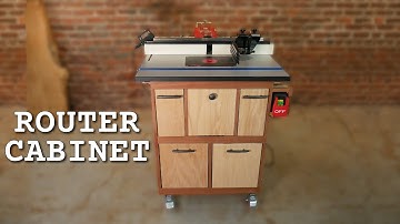 How To Build A Router Cabinet With Storage| Next Wave RS1000 Router Lift